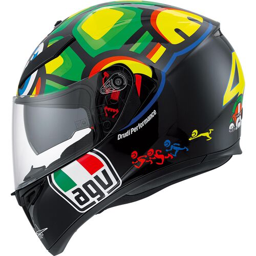 AGV K3 SV Full Face Helmet Rossi Tartaruga Yellow
