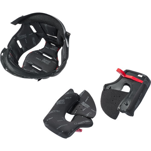 Helmet Pads LS2 Cheek Pads and interior lining Set Vector Evo Neutral