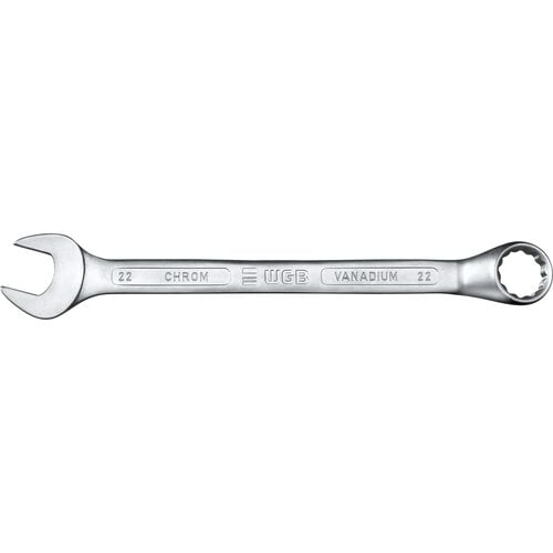 Wrench & Tong WGB combination wrench 220, cranked side SW10, 146mm Red