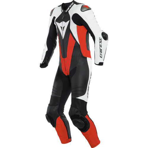 Motorcycle Combinations Dainese Laguna Seca 5 Combi one piece perforated b/w/bright red 54 Blue