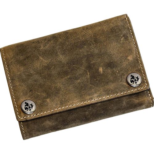 Motorcycle Wallets Jack's Inn 54 Wallet transversely with chain "Vodka" antique brown Tinted