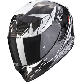 Scorpion EXO 1400 Air Carbon Casque Intégral Aranea noir/blanc
