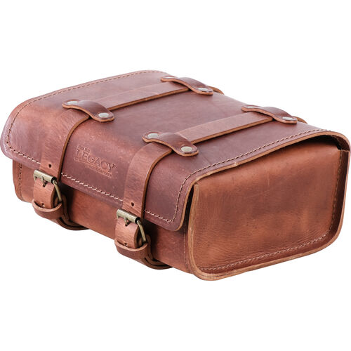 Motorcycle Rear Bags & Rolls Hepco & Becker leather rearbag Legacy 5 liters 6451975 00 19 R brown Neutral