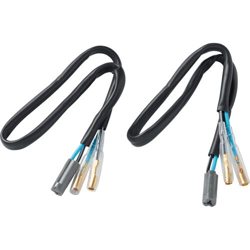 Système électrique, autre Highsider câble adaptateur paire clignotant OEM 207-058 pour Suzi/Yama Bleu