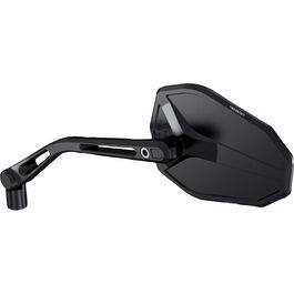 Motorcycle Handlebar Mirrors & Adapters Highsider handlebar mirror M10x1,25R+L Victory Slim alu black White