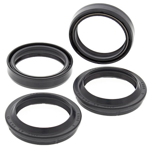 All-Balls Racing Fork oil seals with dust caps 56-133 43x54x11 mm Noir