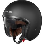 Nexo Jet helmet Urban Style flat black Open-Face-Helmet
