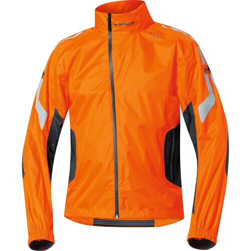 Motorrad Regenbekleidung Held Regenjacke Wet Tour schwarz/orange XXL