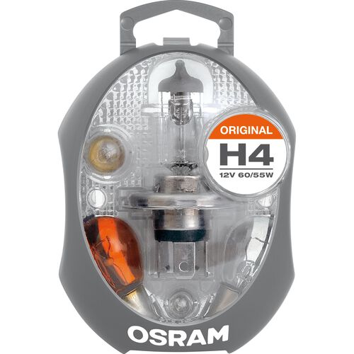 Motorrad Glühbirnen & Leuchtmittel Osram Original Ersatzlampenbox H4 12V (6 Leuchtmittel) Neutral