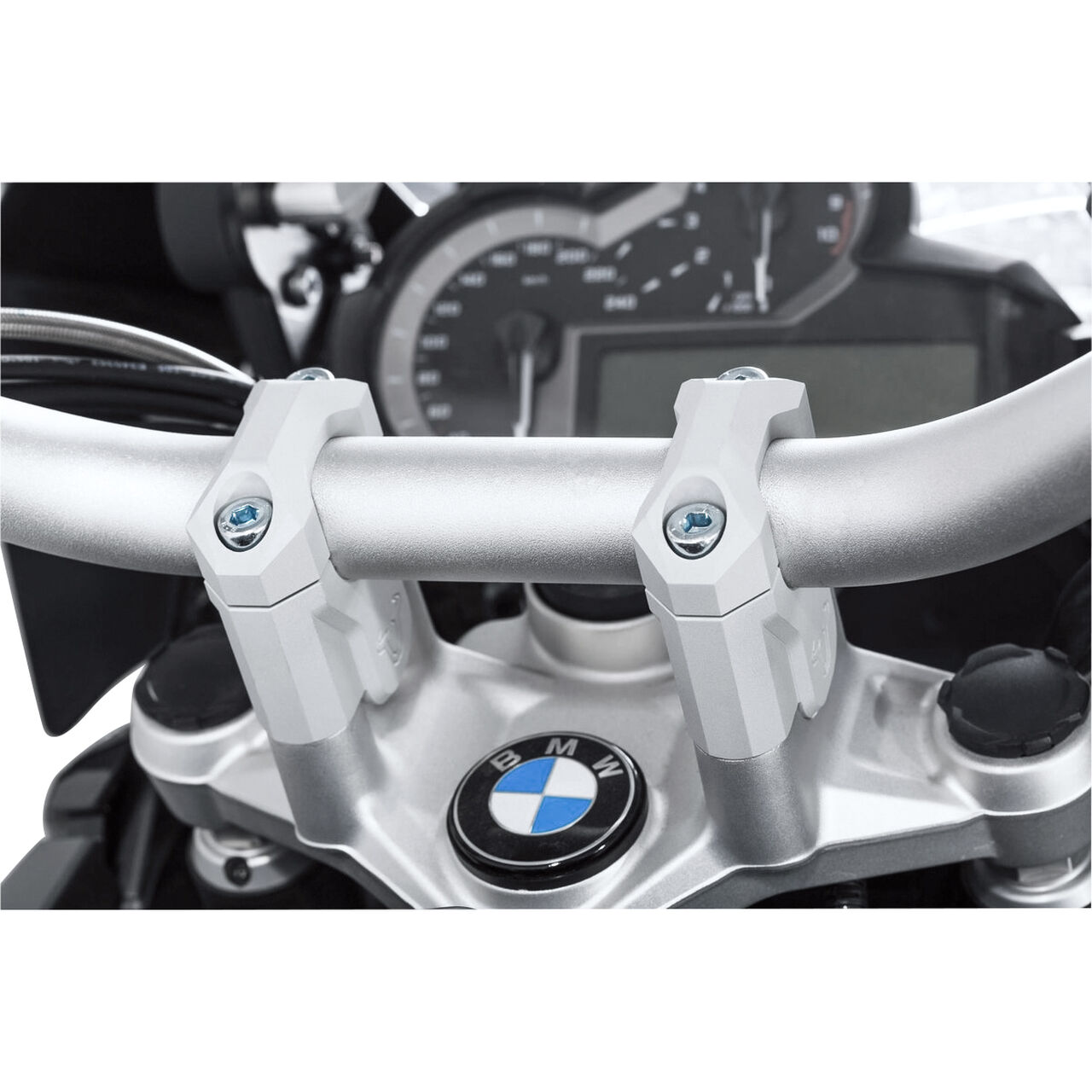 handlebar high up HH 40mm LEH.07.039.12401/S for BMW silver