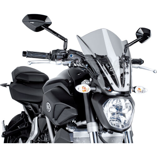 Windshields & Screens Puig windshield NG Touring tinted for Yamaha MT-07 2014-2017 Black