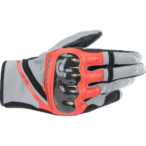 Motorcycle Gloves Sport Alpinestars Chrome Sports glove short Red