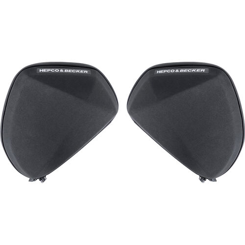 Motorbike Saddlebags Hepco & Becker crash bar bags pair V1 for Suzuki DL 1000 V-Strom 2014-2019 Grey