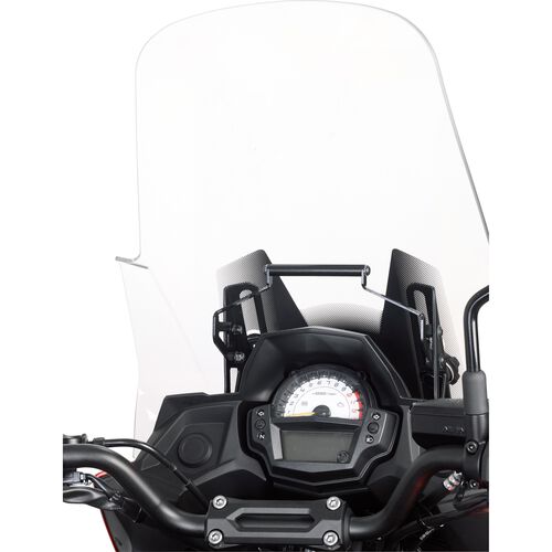 Motorcycle Navigation Power Supply Givi Navi holding strut at windshield FB4114 for Kawasaki Black