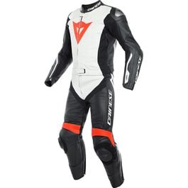 Avro D-Air leather suit 2-tlg. white/black/red