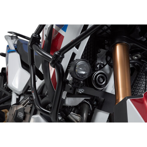 Motorrad Scheinwerfer & Lampenhalter SW-MOTECH Hawk Scheinwerferhaltesatz für CRF 1100 Africa Twin /Adventu Schwarz