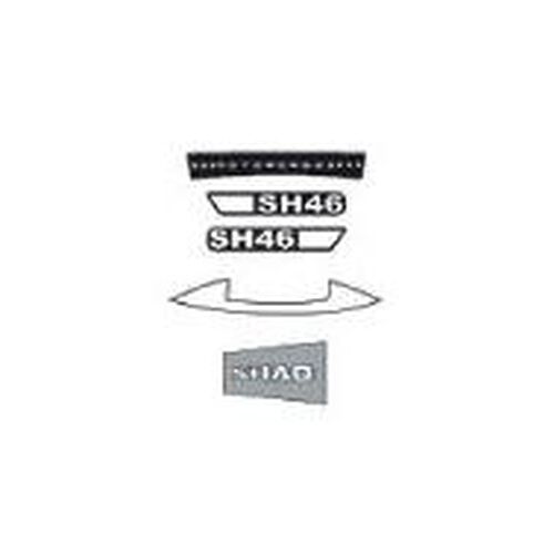 Topcases Shad replacement sticker set D1B461ETR for SH46 Neutral