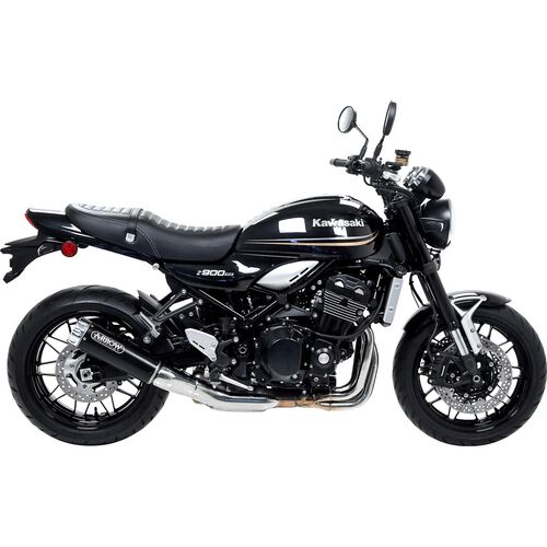 Motorrad Auspuffanlagen & Endschalldämpfer Arrow Exhaust Rebel Auspuff 74506RB schwarz/Carbon für Kawasaki Z 900 RS