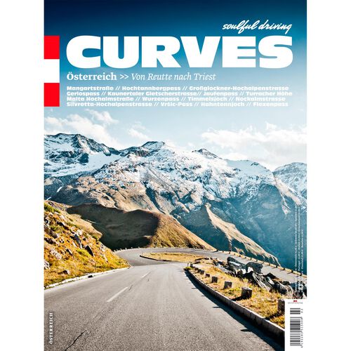 Motorcycle Maps, Travel Reports &  Travel Guides Klasing-Verlag CURVES Österreich Band 5 Neutral