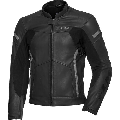 Motorcycle Leather Jackets FLM Sports leather combi jacket 4.0 Black