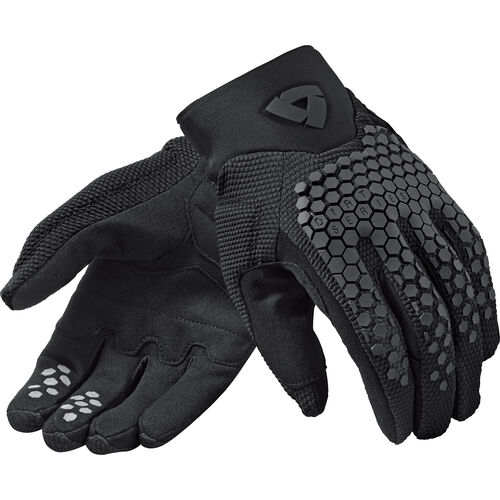 Motorcycle Gloves Cross REV'IT! Massif Glove Black