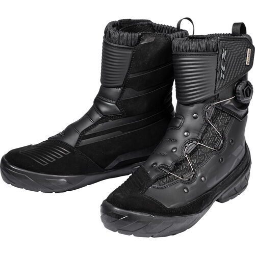 Chaussures et bottes de moto Motocross TCX Infinity 3 Mid WP Bottes de moto noir 45