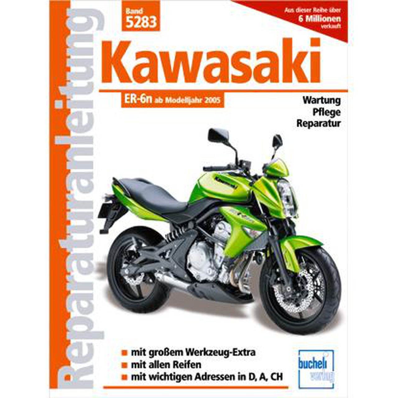 Motorbuch-Verlag Reparaturanleitung Bucheli Kawasaki ER-6 n/f