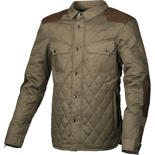 Motorcycle Textile Jackets Macna Inland Quilted textile jacket Green