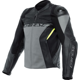 Racing 4 Leather combi jacket black/grey