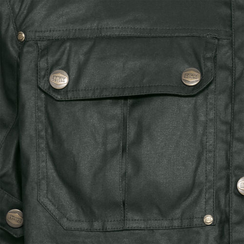 Retro-Style Textiljacke 1.0 grün XL