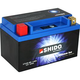 Batteries de moto Shido lithium batterie LT12A-BS, 12V, 3,5Ah (YT12A-BS) Neutre