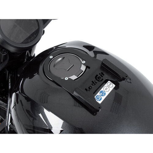 Motorrad Tankrucksack mit Quicklock Hepco & Becker Lock-it Tankring spezial für Honda CMX 1100 Rebel Schwarz