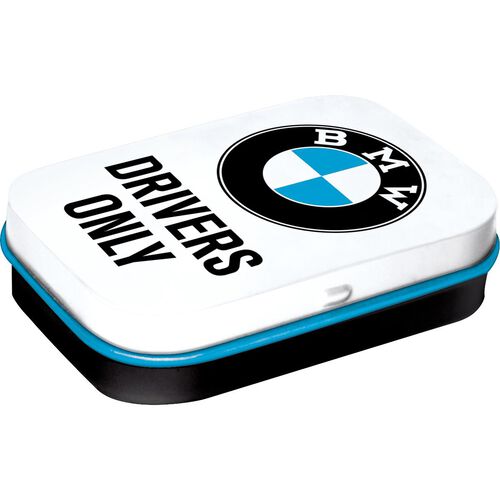 Gift Ideas Nostalgic-Art Pill Box BMW - Drivers Only Grey