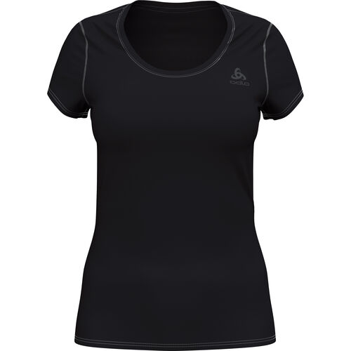 Funktionsunterwäsche Odlo Active F-Dry Light ECO Damen T-Shirt Schwarz