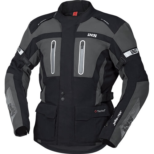 Motorrad Textiljacken IXS Pacora-ST Textiljacke schwarz/grau