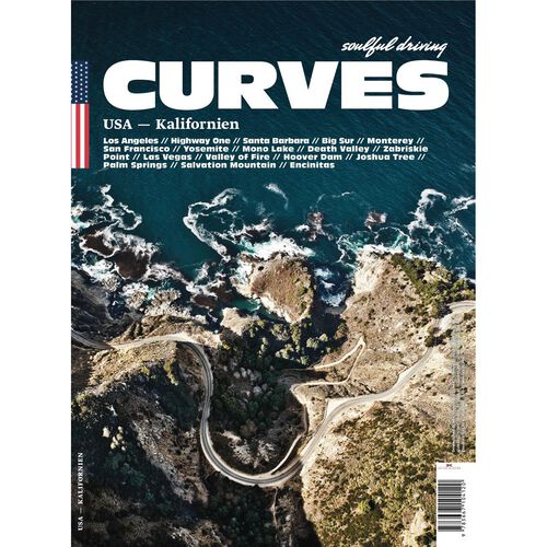Cartes, carnets de voyage & guides touristiques pour moto Klasing-Verlag CURVES USA-Kalifornien Band 6 Neutre