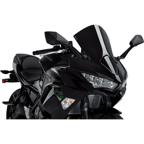 Windshields & Screens Puig R-Racer screen black for Kawasaki Ninja 650 2020- Neutral