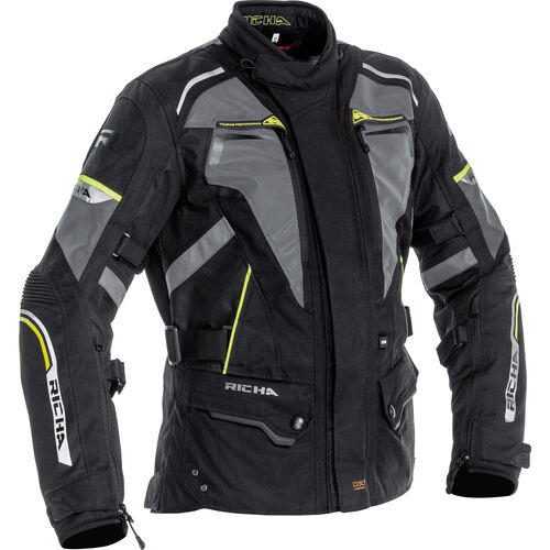 Motorcycle Textile Jackets Richa Infinity 2 Flare Ladies textile jacket grey/fluo yellow S