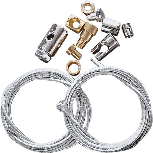 Motorcycle Speedometers & Throttle Cables Hashiru Bowden cable (nipple) repair kit Brown