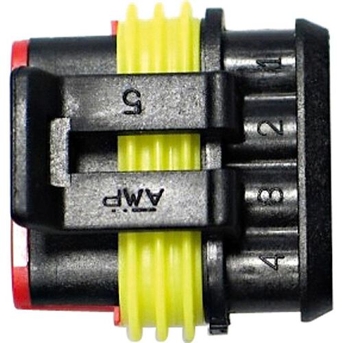 Electrics Others POLO AMP Superseal plug set 4-pole Red