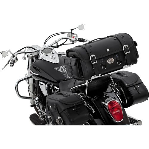 Sacs de selle & sacs rouleaux pour moto Hepco & Becker cuir sac arrière Handbag Buffalo 35 litres Neutre