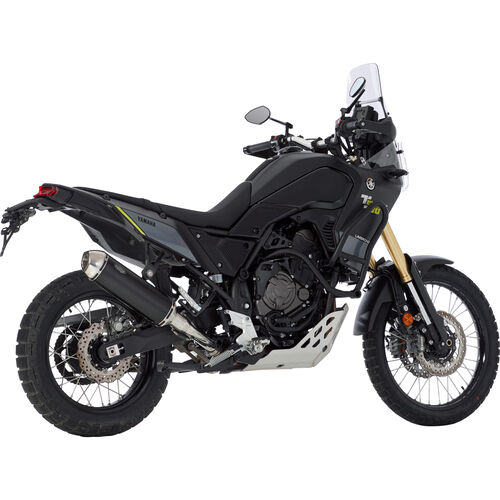 Motorrad Auspuffanlagen & Endschalldämpfer Shark exhaust DSX-5 Auspuff schwarz für Yamaha Tenere 700 Klar