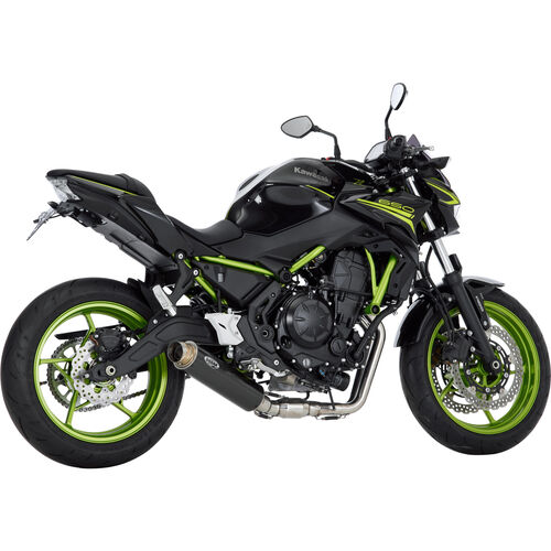 Motorcycle Exhausts & Rear Silencer Shark exhaust SRC4 exhaust 2-1 carbon for Kawasaki Z/Ninja 650 2017-2020 Neutral