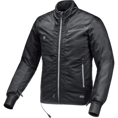 Motorcycle Textile Jackets Macna Centre Heated Textile Jacket Black