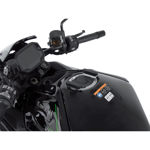 Sacoche de réservoir à Quicklock pour moto Hepco & Becker Lock-it anneau de réservoir spécial pour Kawasaki Z H2 Rouge