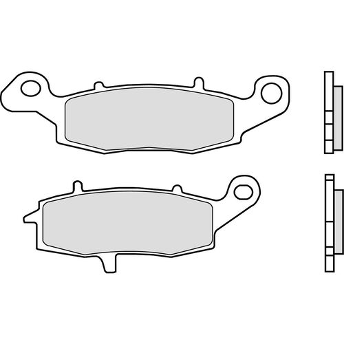 Motorcycle Brake Pads Brembo brake pads sintered metal 07KA18.SA  133,5/109,2x37,4/44,4x8 Neutral