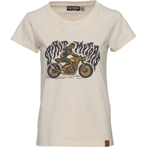T-Shirts Spirit Motors Racing Ruby Damen T-Shirt creme weiß M