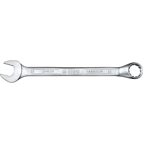Wrench & Tong WGB combination wrench 220, cranked side SW19, 255mm Red