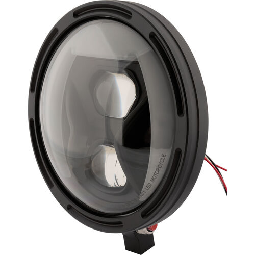 Motorcycle Headlights & Lamp Holders Highsider LED headlight Frame-R1 Typ 8 Ø200mm below black White