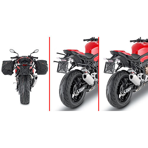 Side Carriers & Bag Holders Givi Saddlebag spacer REMOVE-X removable TR5141 for BMW S 1000 R Red